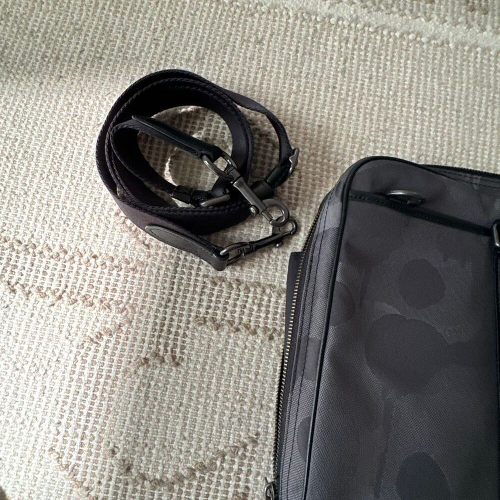 Coach Metropolitan Slim Briefcase With Camo Print - Picture 15 of 16